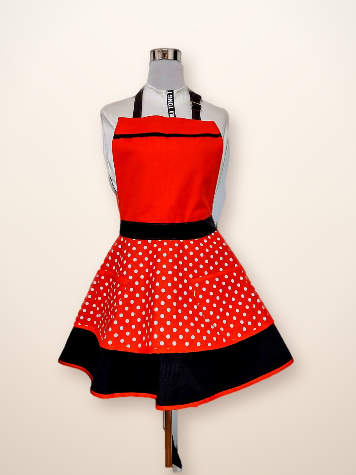 Delantal Retro tela repelente a líquidos